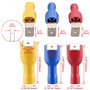 Heschen Lot de 100 connecteurs de borne à sertir 0,5-6,0 mm² 22-10 AWG
