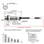 Heschen PR12-2DP Capteur de proximité inductif cylindrique DC 12-24 V 3 fils PNP NO (normalement ouvert) CE
