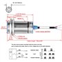 Heschen M30 Capteur de proximité capacitif type LJC30A3-10-Z/BY Détection 1-10 mm 10-30 VDC 200 mA PNP normalement ouvert (NO) 3