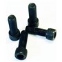Lot de 4 boulons à douille UNC 13 TPI Noir 1/2" x 1 1/2" Idéal pour les machinistes CNC