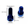 Lot de 4 boulons à douille UNC 13 TPI Noir 1/2" x 1 1/2" Idéal pour les machinistes CNC