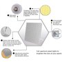 Roleadro 45W Lampe Led Horticole Full Spectrum Croissance Floraison Grow light Lampe Horticole led horticole lampe led horticole