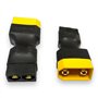 1 adaptateur haut de gamme XT90 mâle vers Traxxas TRX femelle 12 AWG 3,5 mm² Câble adaptateur en silicone à courant élevé pour b