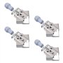 ＡＷＨＡＯ Lot de 4 pinces d'angle à angle droit, pinces de cadre, mâchoire pivotante réglable pour armoires, travail du bois, encadr