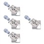 ＡＷＨＡＯ Lot de 4 pinces d'angle à angle droit, pinces de cadre, mâchoire pivotante réglable pour armoires, travail du bois, encadr