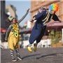 LOHAME 7pcs Accessoires de Costume de Clown Perruque de Clown Nez de Clown Gants rouges Cravate Papillon blanchepour Carnaval Ci