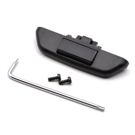 HAOTOM Poignée d'occultation du toit ouvrant arrière Noir Pour Audi Q7 2007 2008 2009 2010 2011 2012 2013 2014 2015 4L0898924