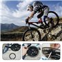 Protection de chaîne de vélo - Protection de chaîne légère et résistante à l'abrasion pour vélos de ville et VTT (42/44 dents) -