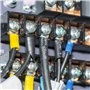 Cosses Electriques, 20 Pièces Cosses de Câble en Cuivre M6, 16 mm² Cosse a Sertir SC Non Isolés, Cosse Ronde a Sertir, pour Câbl
