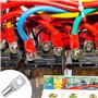 Cosses Electriques, 20 Pièces Cosses de Câble en Cuivre M6, 16 mm² Cosse a Sertir SC Non Isolés, Cosse Ronde a Sertir, pour Câbl