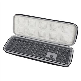 Prodrocam Housse de Transport avec Coque Rigide pour Logitech MX Keys Clavier sans Fil avancé Accessoires d'ordinateur pour Voya