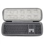 Prodrocam Housse de Transport avec Coque Rigide pour Logitech MX Keys Clavier sans Fil avancé Accessoires d'ordinateur pour Voya