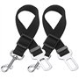 Lot de 2 Ceintures de Sécurité pour Chien