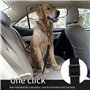 Lot de 2 Ceintures de Sécurité pour Chien, Accessoires pour Chiot, Ceinture de Sécurité pour Animal Domestique, avec Longueur Ré