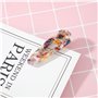 12 Pièces Pinces à Cheveux en Résine Acrylique Clips à Cheveux d’Alligator Géométrique Barrettes Colorées en Acryliques pour Acc