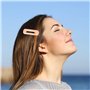 12 Pièces Pinces à Cheveux en Résine Acrylique Clips à Cheveux d’Alligator Géométrique Barrettes Colorées en Acryliques pour Acc