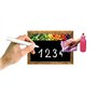 Lot de 30 etiquettes de prix porte prix tableau de prix marqueur PLASTIFIÉS pour la fruits et legumes con impresión SIMILAR a pi