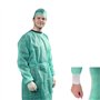 APP LIFE Cami Medici TNT 25 gr DM Classe I Blouse de travail jetable pour visiteur patient avec élastiques Vert XL