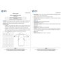 " APP LIFE Cami Medici TNT 25 gr DM Classe I Blouse de travail jetable pour visiteur patient avec élastiques Vert XL