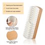 Kit de Brosses à Chaussures pour Daim 5 Pièces Brosse à Daim en Crêpe Brosse Nubuck Kit de Nettoyage pour Daim et Nubuck Brosse 