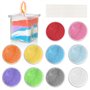 Sable de Bougie Parfumé 200g Kit de Fabrication de Bougies Perlées Cire de Bougie Granulée avec 10 Mèches Sable de Cire pour Bou
