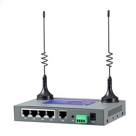 Routeur WiFi avec sim 4G LTE industriel QX510-EW2 avec 5 ports Ethernet
