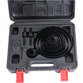 WiMas Kit de 19 scies-cloches professionnelles en acier au carbone pour bois