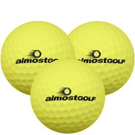 Almost Golf Limited Flight Golf Balls (3 Ball Pack) -Yellow
