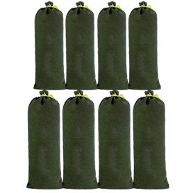 CSPone 8pcs Sac a Sable en Toile Boudin Anti Inondation Contre Sable Inondation Les Modèles Améliorés ne se Fanent pas pour Drai