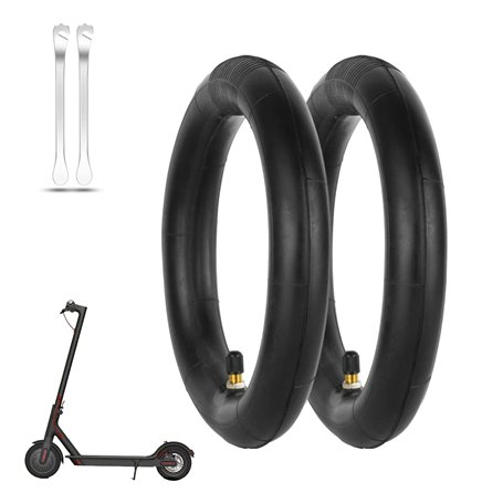 Surplex 2 Pneus Trottinette Electrique avec 2 Leviers 8 1/2 Chambres à Air pour Xiaomi M365/Pro Pneu Accessoire Avant/Arrière Pn