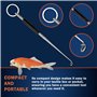 MJW Dégorgeoir de Décrochage de Pêche, Outil de Retrait D'hameçon Portable en Acier Inoxydable, Idéal pour Les Fournitures de Pê