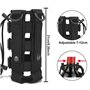 BUENTYA Porte Bouteille Molle en Nylon Réglable Tactique Militaire Sac de bidon d'eau Diamètre 7-15cm Poche Portable pour Voyage