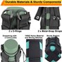 BUENTYA Porte Bouteille Molle en Nylon Réglable Tactique Militaire Sac de bidon d'eau Diamètre 7-15cm Poche Portable pour Voyage