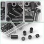 280 pièces Kit d'assortiment de rondelles d'espacement rondes en ABS entretoise d'isolation, pour vis M3,M4 entretoise de suppor