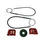 ESC Auto Parts EWR5237 Kit de réparation de lève-vitre avant gauche ou droite 84934200 84934000 Compatible avec Maserati Quattro