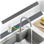 Tapis de Cuisine 70*5*0.5cm égouttoir à Vaisselle Tapis égouttoir étroits Coussins de Séchage en Silicone Antidérapant Tapis de