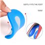SHUOHONG 3 Paires Talonnette Silicone en Gel, Epine Calcaneenne Silicone Talonette Coussinet Talon Chaussure, Talonnette Epine C