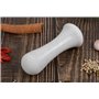 Tianman Pilon de rechange en marbre poli de 15 cm de long, utilisez le pilon aux deux extrémités (mortier non inclus) (marbre bl