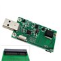 LEAGY mSATA Adaptateur SSD vers USB 3.0, Mini SATA Utilisez comme disque flash portable/disque dur externe 50 mm Mini PCIe Solid