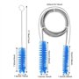 200CM/ 79inch CPAP Brosse de Tuyau Flexible avec 7 inch Mini Brosse de Nylon pour tous les Typ