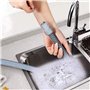 Brosse de Nettoyage de Tube CPAP, 200CM/ 79inch CPAP Brosse de Tuyau Flexible avec 7 inch Mini Brosse de Nylon pour tous les Typ