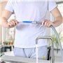 Brosse de Nettoyage de Tube CPAP, 200CM/ 79inch CPAP Brosse de Tuyau Flexible avec 7 inch Mini Brosse de Nylon pour tous les Typ