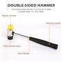 marteau multifonction double face en acier