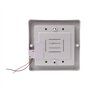 ZONCENG1 12V 9W Carré LED RV Intérieur plafonnier 42LED Lampe de Plafond pour Marine Bateau Camper Remorque (Blanc Chaud)