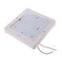 ZONCENG1 12V 9W Carré LED RV Intérieur plafonnier 42LED Lampe de Plafond pour Marine Bateau Camper Remorque (Blanc Chaud)