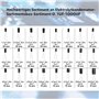 Voarge Lot de 500 Composants Électroniques Condensateurs Électrolytiques 24 Valeurs 0,1uF-1000uF avec Boîte en Plastique Transpa