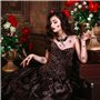 LOHAME 8pcs Déguisement Halloween Femme avec Bandeau Halloween Araignée Tatouage Halloween Araignée Temporaire Collier Ras de Co