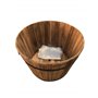 Click Deck Lot de 3 Pots de Fleurs en Bois Dur Petit/Moyen/Grand