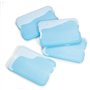 Fit & Fresh Lot de 4 blocs réfrigérants pour congélateur, Bleu, Taille XL