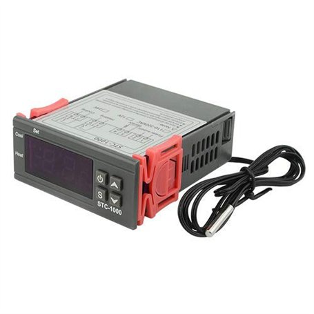 BGTXINGI Thermostat STC1000 DC 12 V 10 A avec Affichage numérique pour microordinateur Interrupteur de contrôle de la températur